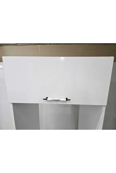 Lavanta Mobilya İmalat MDF DİCLE BEYAZ ÇAMAŞIR MAKİNESI VE KURUTMA MAKİNESI DOLABI - 6