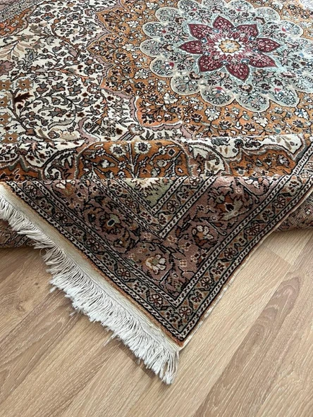 199x290 cm Büyük Boy Bohem Stili Türk Halı, Renkli El Dokuma Harika Kondisyonlu Büyük Salon için Halı - 8