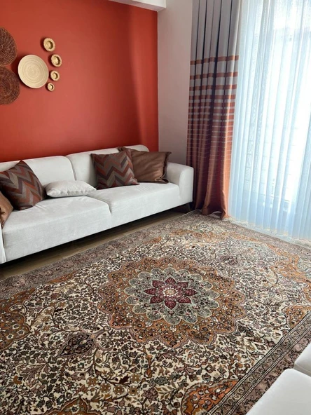 199x290 cm Büyük Boy Bohem Stili Türk Halı, Renkli El Dokuma Harika Kondisyonlu Büyük Salon için Halı - 5