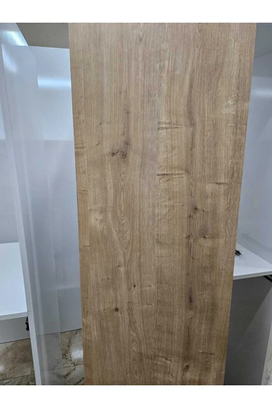 Lavanta Mobilya İmalat Mdf Altun Safir Meşe Çamaşır Makinesi Ve Kurutma Makinesi Dolabı - 7