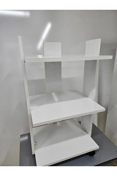 Lavanta Mobilya İmalat Mdf Lena Beyaz Komadin - 5