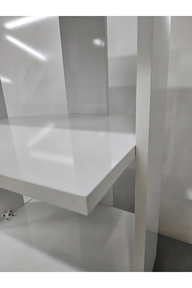 Lavanta Mobilya İmalat Mdf Lena Beyaz Komadin - 6