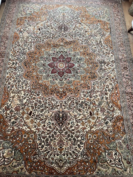 199x290 cm Büyük Boy Bohem Stili Türk Halı, Renkli El Dokuma Harika Kondisyonlu Büyük Salon için Halı - 7