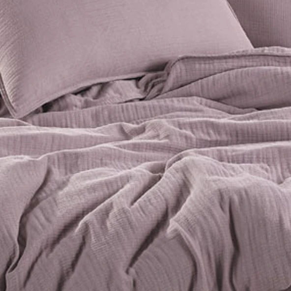 Hobby Müslin Çift Kişilik Nevresim Takımı - Lila - Resim 3