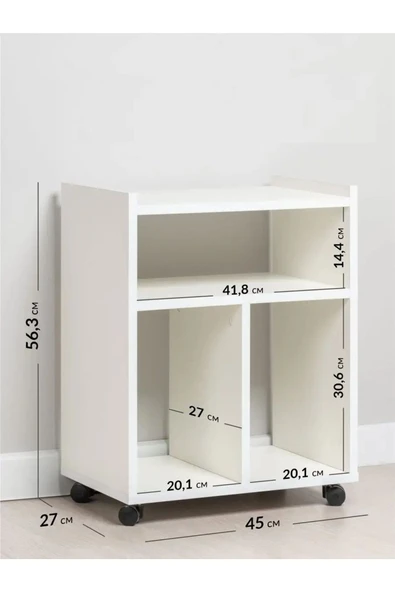 Lavanta Mobilya İmalat VİTİM MDF BEYAZ KOMODİN - 2