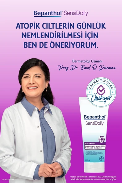 Bepanthol Sensidaily Vücut Kremi 200 ml 2 Adet - 3