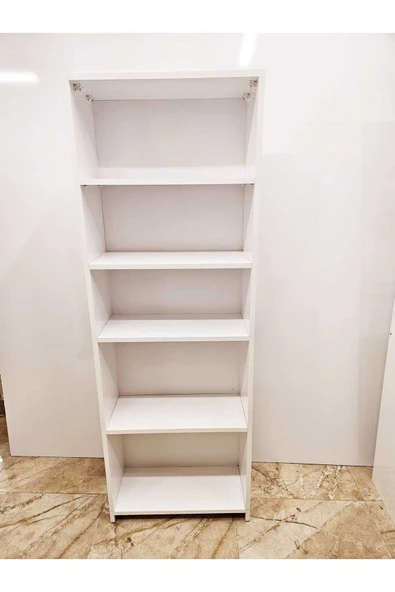 Lavanta Mobilya İmalat İRTİŞ MDF BEYAZ KİTAPLIK ( Çok Amaçlı Kullanıma Uygun) - 4