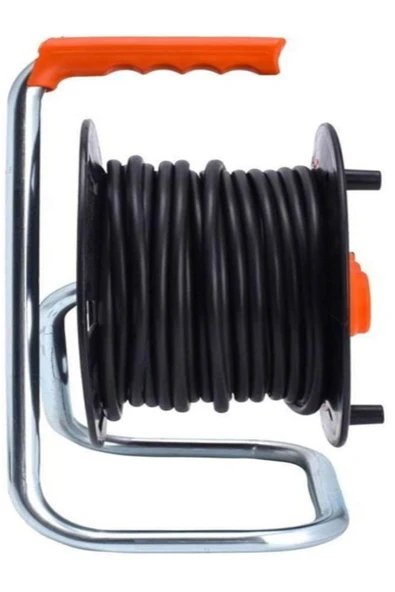20 Metre 3x1,5mm Kablolu Seyyar Makaralı Işıklı 4'lü Uzatma Kablosu Ttr-cca - 6