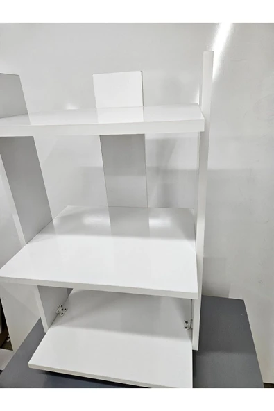 Lavanta Mobilya İmalat Mdf Lena Beyaz Komadin - 4