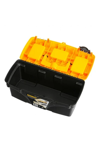 Organizerli Klasik Plastik Takım Çantası 16" - 4
