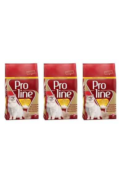 Pro Line Proline Tavuklu Yetişkin Kedi Maması 1.5 Kg X 3 Adet