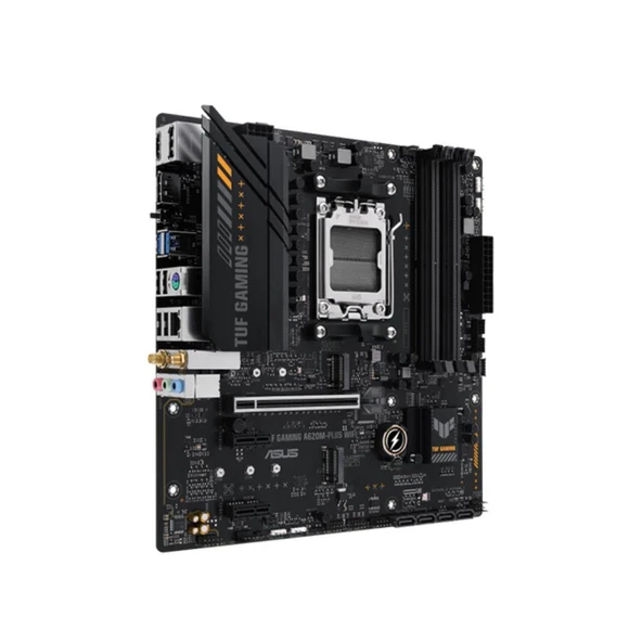 Asus TUF Gaming A620M-Plus WIFI AMD A620 6400 MHz (OC) DDR5 Soket AM5 mATX Anakart - 2