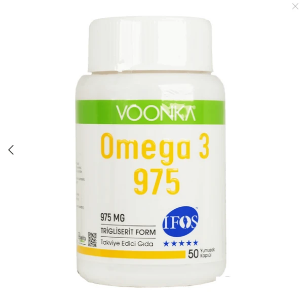 Voonka Omega-3 975 mg 50 Kapsül