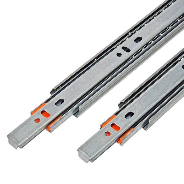 35 cm Teleskopik Bilyalı Kızak Çekmece Rayı -1 çekmecelik takım