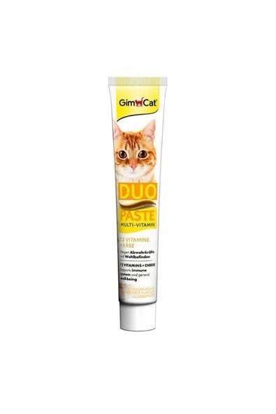 Gimcat Multivitamin Paste 12 Vitaminli Peynirli Kedi Vitamin Macunu 50 gr