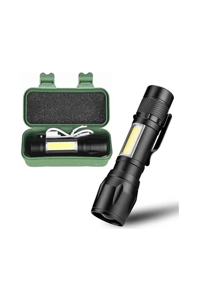 ARWOAN Yeni Model Mini 3w 600lm Flaşörlü El Feneri 3 Mod Usb'den Şarj Imkanı - 4