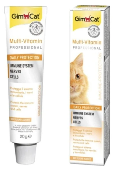 Gimcat Gim Cat Multi Vitamin Paste 12 Vitaminli Kedi Macunu 100 gr