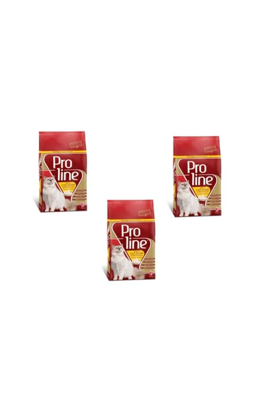 Pro Line Proline Yetişkin Kedi Maması Tavuklu 1,5 Kg X 3 Adet