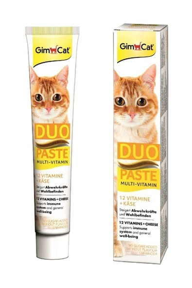 Gimcat Duo Multi Vitamin Paste Peynirli 50 Gr