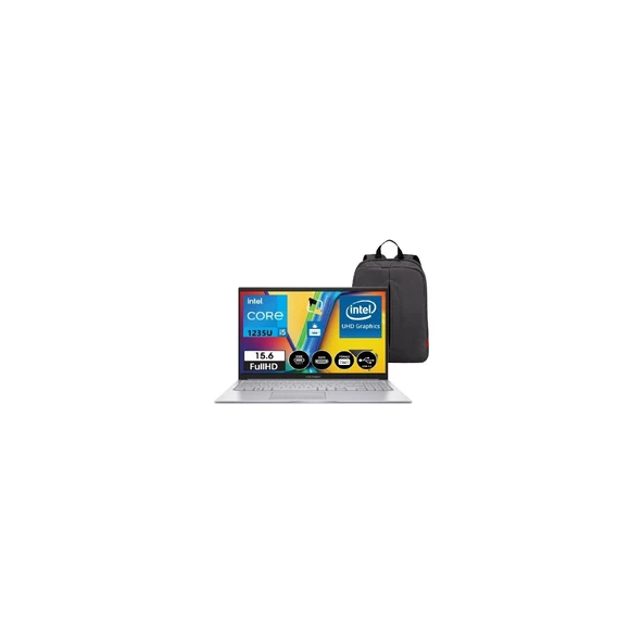 X1504ZA-NJ672 Intel Core I5-1235U 40GB 1tb SSD 15.6" Freedos Işıklı Klavye Taşınabilir Bilgisayar