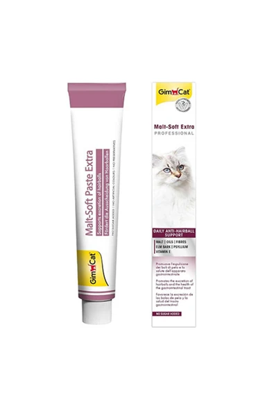 Gimcat Malt Soft Extra Tüy Yumağı Önleyici Kedi Macunu 20 gr