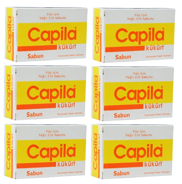 Capıla Sabun Kukurtlu 90 Gr X 6 Adet