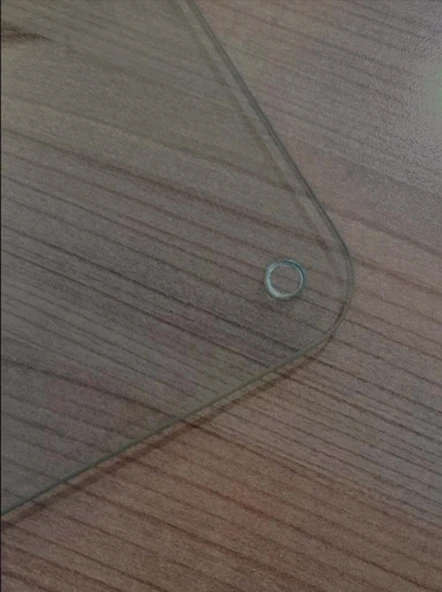 Saydam Oval Köşeli Cam Kesme Tahtası 22,5 x 15,5 - Resim 2