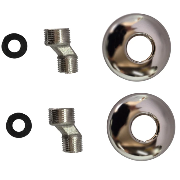 Eksantrik Ayna Takımı Batarya Arkası Bağlantı Dirseği Eğri Nipel Eksantiriği 3/4-1/2 - 2