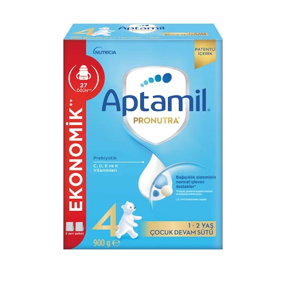 Aptamil Pronutra 4 Devam Sütü 900 gr 1-2 Yaş