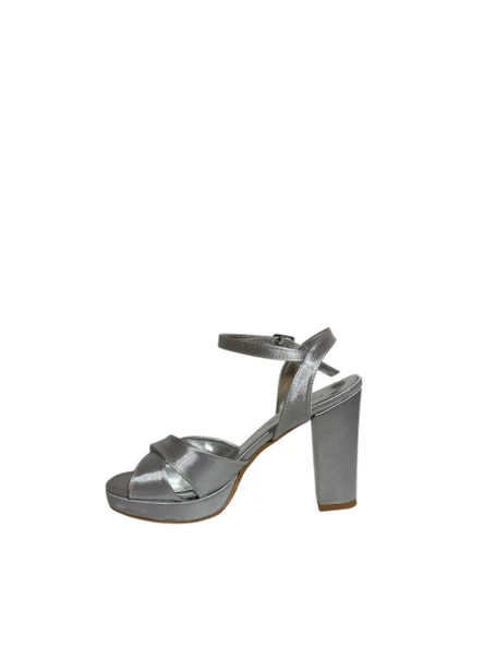 Mg Shoes 2105 Kadın Platform Topuklu Saten Ayakkabı (Yaz 25) - 2