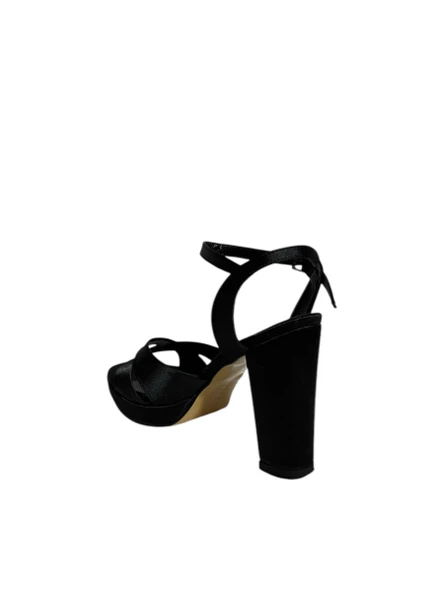 Mg Shoes 2105 Kadın Platform Topuklu Saten Ayakkabı (Yaz 25) - 9