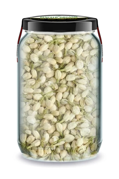 Yasemin Çiçeği Bi Kavanoz 660 cc. Cam Kavanozda Tomurcuk Çiçek Yasemin Jasmine Flower ürün görseli