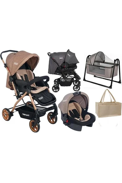 Tommybaby Cross Yenidoğan Seti Bebek Arabası Beşik Ana Kucağı - 3