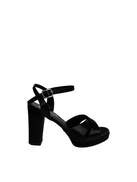 Mg Shoes 2105 Kadın Platform Topuklu Saten Ayakkabı (Yaz 25) - 6