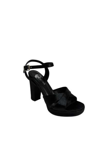 Mg Shoes 2105 Kadın Platform Topuklu Saten Ayakkabı (Yaz 25) - 8