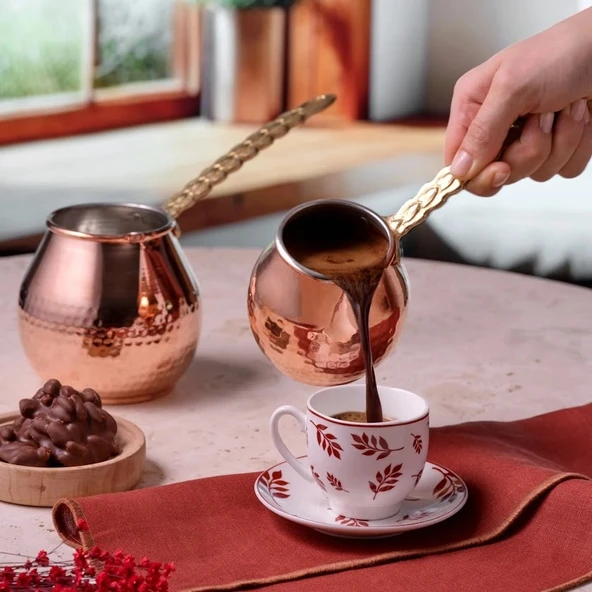 Emsan Göbeklitepe Bakır Cezve 8 Cm ürün görseli