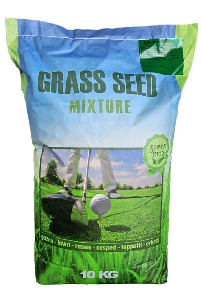 Çim Tohumu 7 Karışım Ithal 7m Çim Tohumu 10 Kg. Açılmamış Orijinal Çuvalında Grass Seed