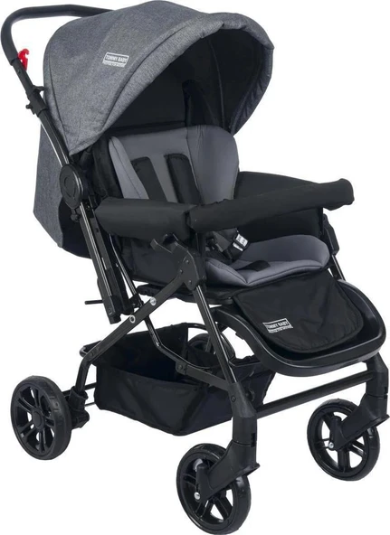 Tommybaby Elegant Yenidoğan Seti Bebek Arabası Beşik Ana Kucağı - 4