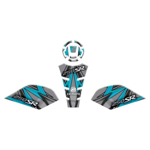 CF MOTO 250 SR 2020 - 2024 TANK PAD SET - 4