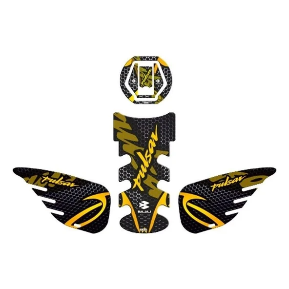 BAJAJ PULSAR 2014 - 2024 UYUMLU Tank Pad Set - 3