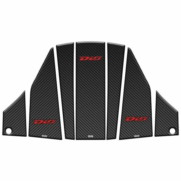 HONDA DİO 2021 - 2024 UYUMLU TANK PAD SET - Resim 2