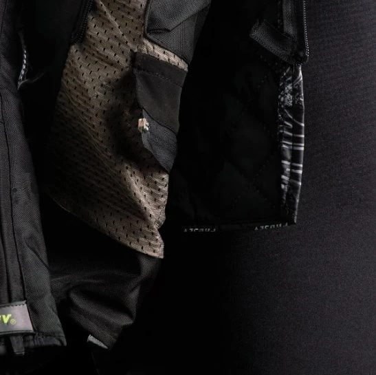 Prosev At2202 Long 4 Mevsim Motosiklet Montu Yeşil Gri - 5