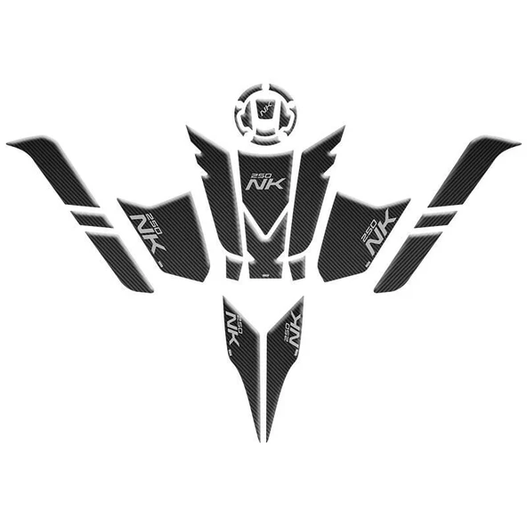 CF MOTO 250 NK 2023 - 2024 UYUMLU FULL TANK PAD SET - Resim 3