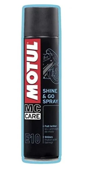 Motul E10 Shine & Go / Hızlı Yıkama Ve Cila Sprey - 400 Ml