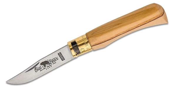 Antonini Old Bear Classical Carbon Olive 17cm (S) Çakı - 2