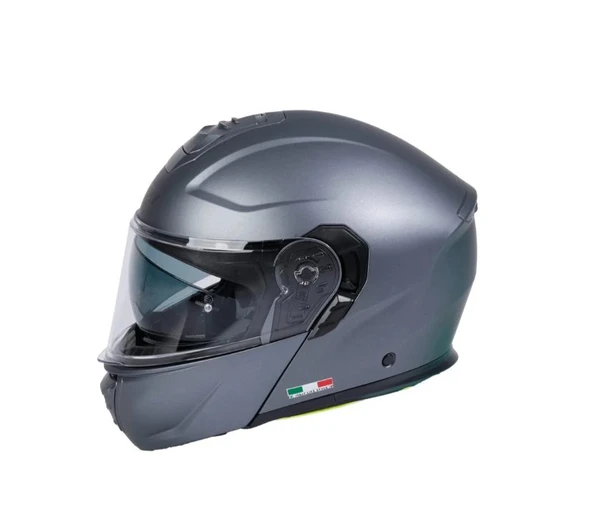 Sway SW 917 DOUBLE VİZOR PINLOCK READY MAT GRİ KASK