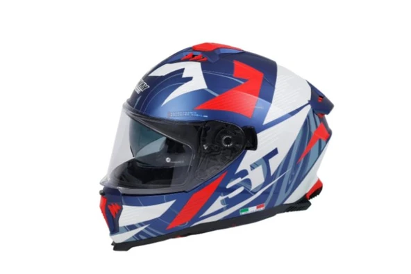 Sway SW 865 ST Blue Red Kask