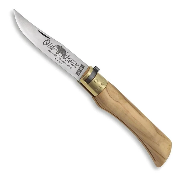 Antonini Old Bear Classical Carbon Olive 21cm (L) Çakı - 2