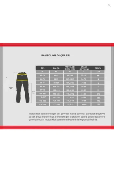 Scoyco P-074 Korumalı 4 Mevsim Motosiklet Pantolonu - 4