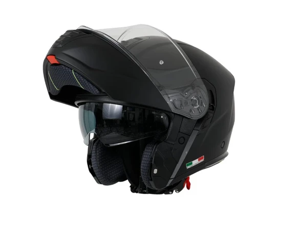 Sway SW 917 DOUBLE VİZOR PINLOCK READY MAT BLACK KASK - 2